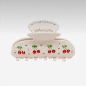 Emi Jay sweetheart clip “cherry pie” claw clip 
New in Box